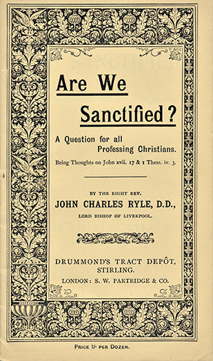 "Are We Sanctified?" tract cover