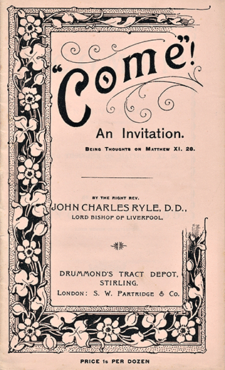 cover of "Come!" tract