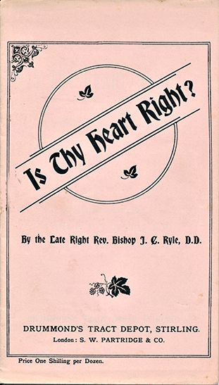 J.C. Ryle tract cover